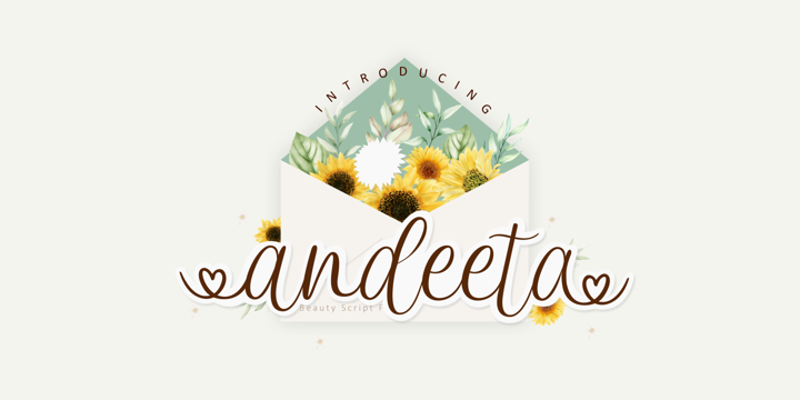 Andeeta Font preview