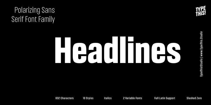 Headlines Font preview