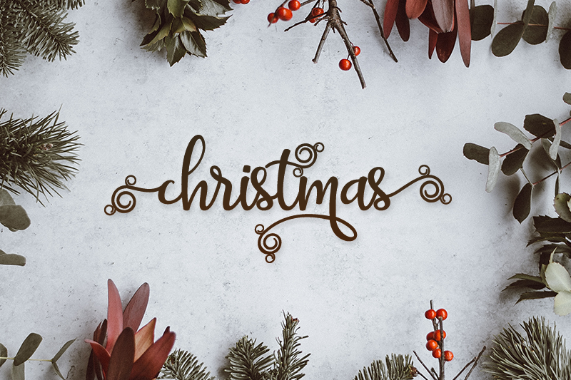 Christmas Font preview