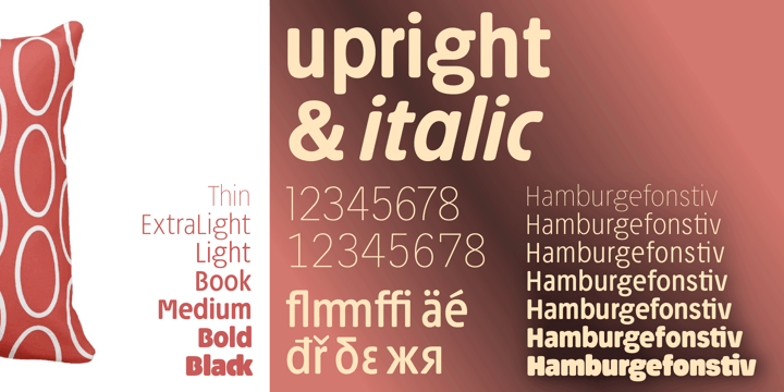 Josefa Rounded Light Font preview