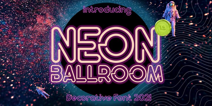 Neonballroom Font preview