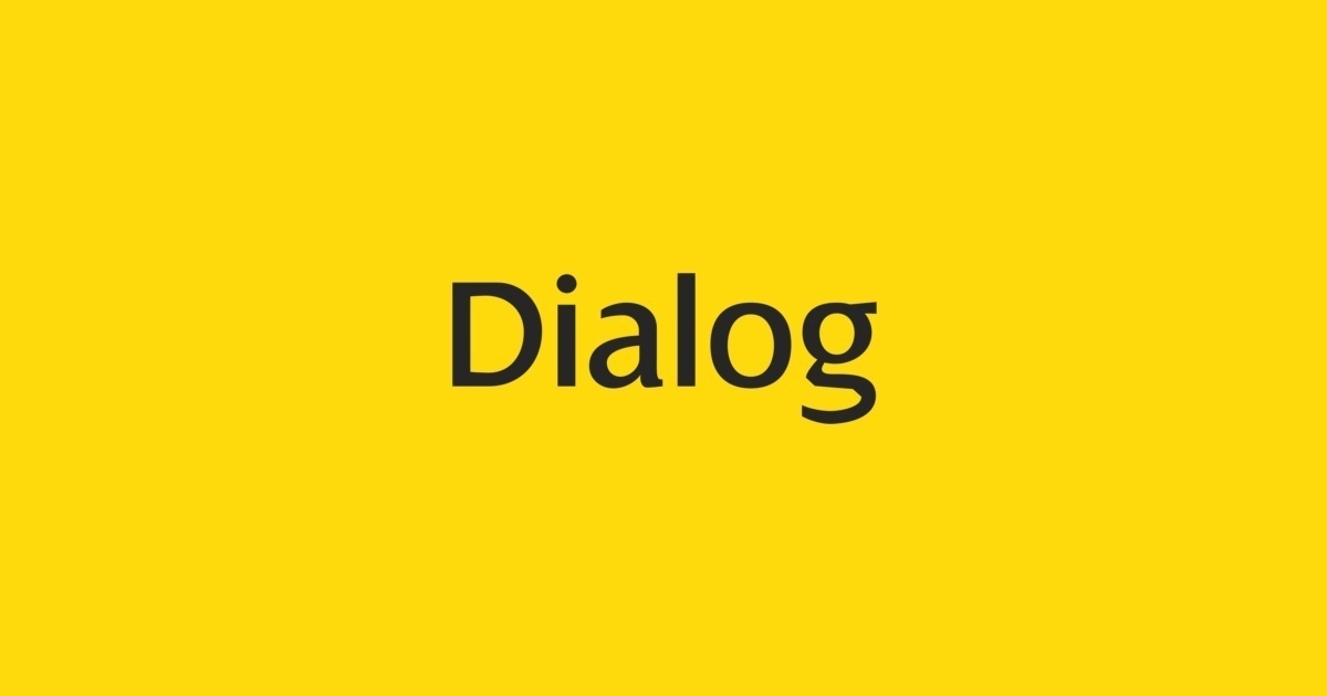 Dialog Light Font preview