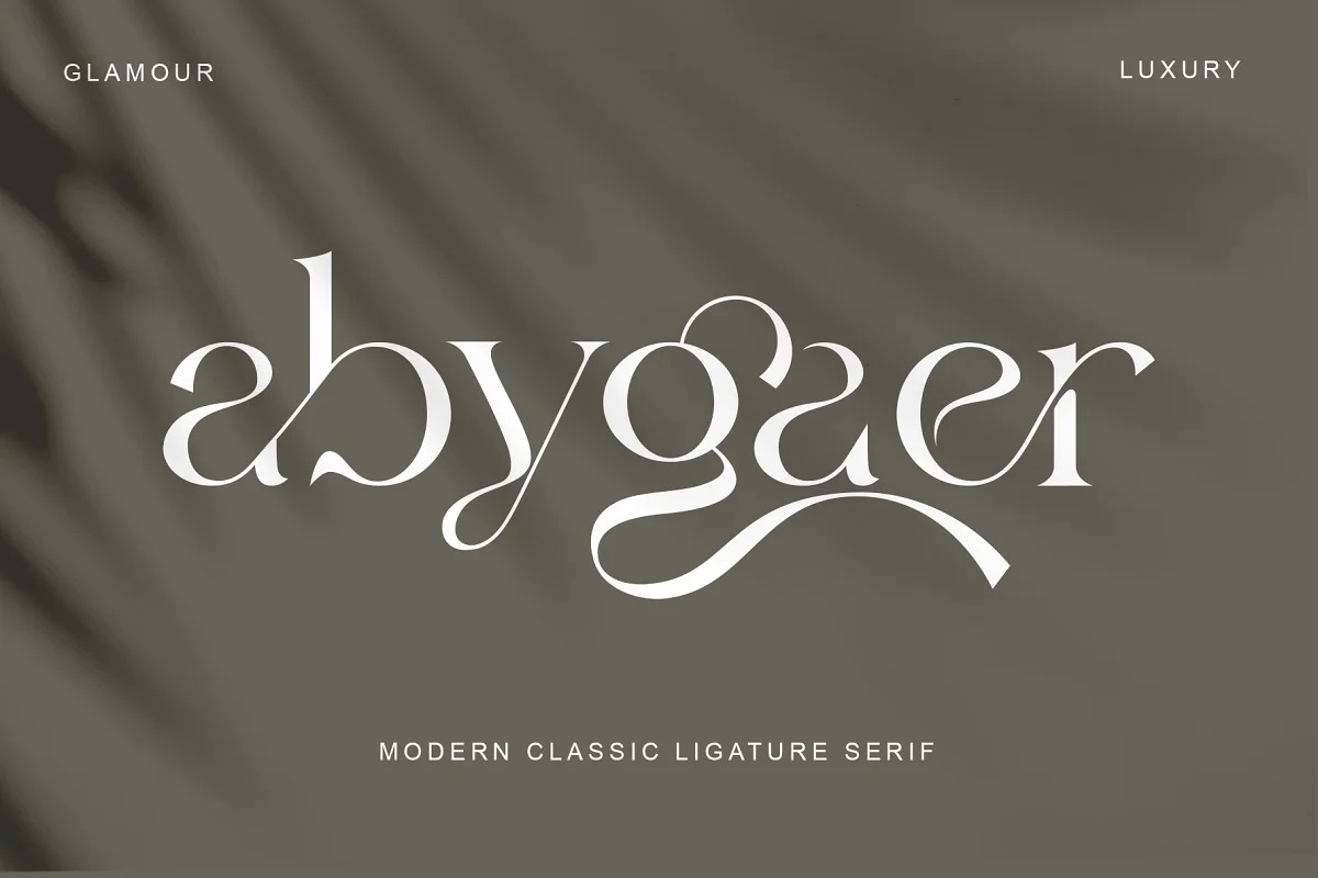 Abygaer Font preview