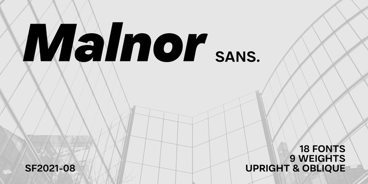 Malnor Sans Font preview