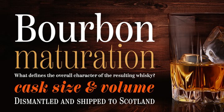Scotch Display Compressed Light Italic Font preview