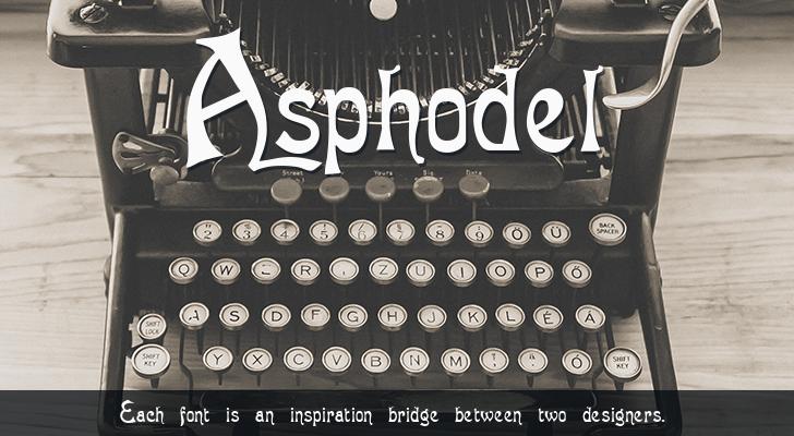 Asphodel Font preview