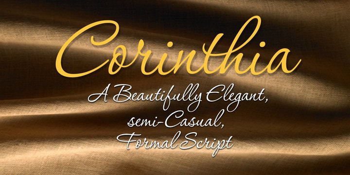 Corinthia Font preview