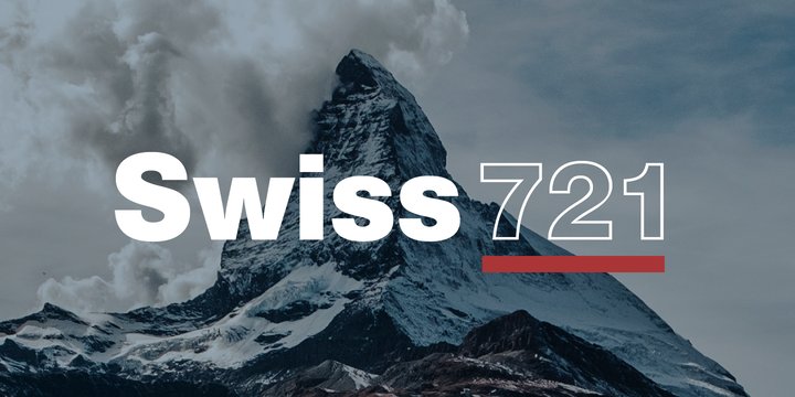 Swiss 721 Font preview