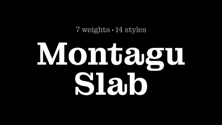 Montagu Slab Font preview