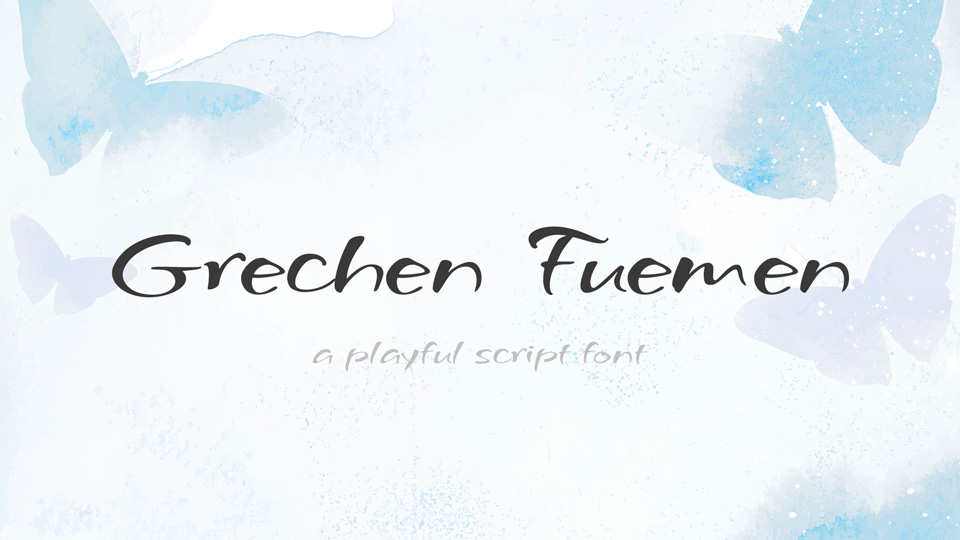 Grechen Fuemen Font preview