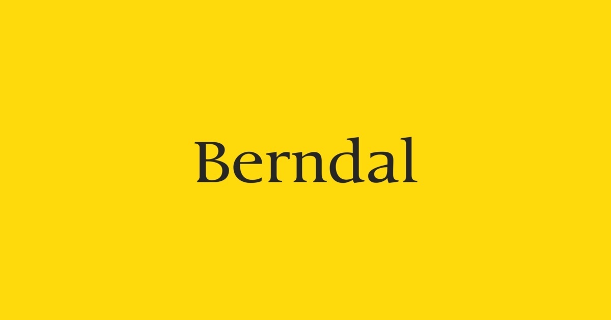 Berndal Font preview