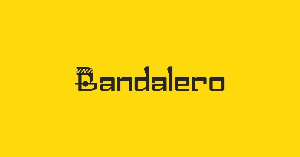 Bandalero Regular Font preview