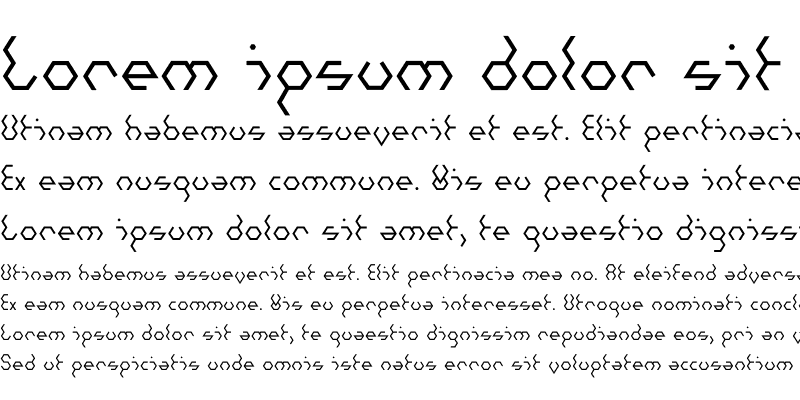 Hexatype Bold Font preview