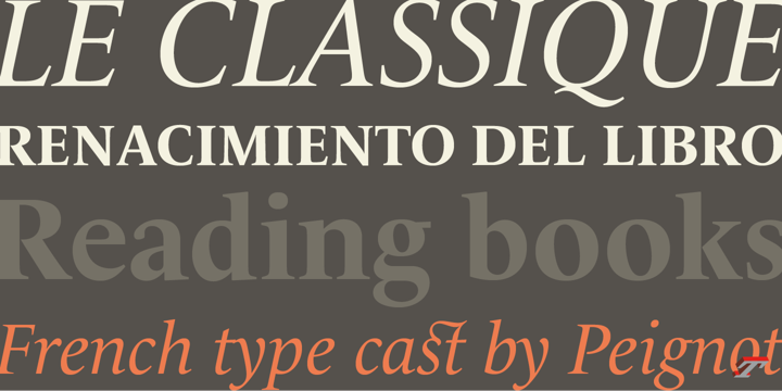 Le Monde Livre SemiBold Italic Os F Font preview