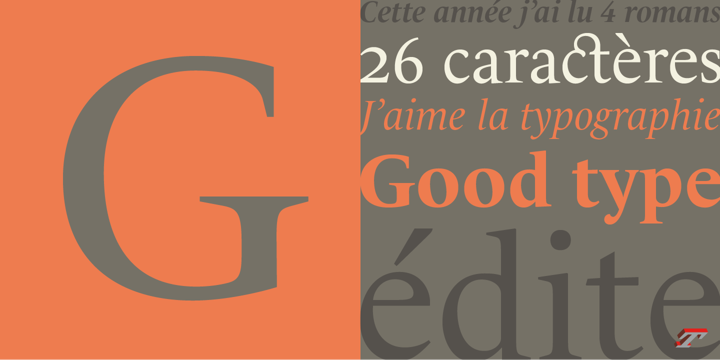 Le Monde Livre Italic Classic Font preview