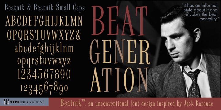 Beatnik SC Font preview