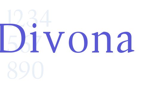 Divona Regular Font preview