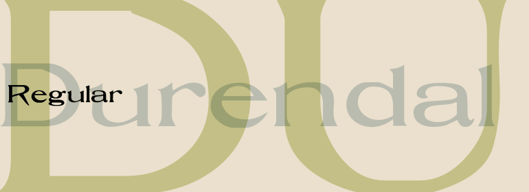 Durendal Regular Font preview