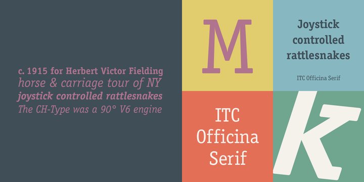 Officina Serif OS Book Font preview