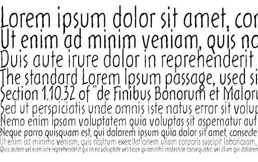 ITC Out of the Fridge Regular Font preview