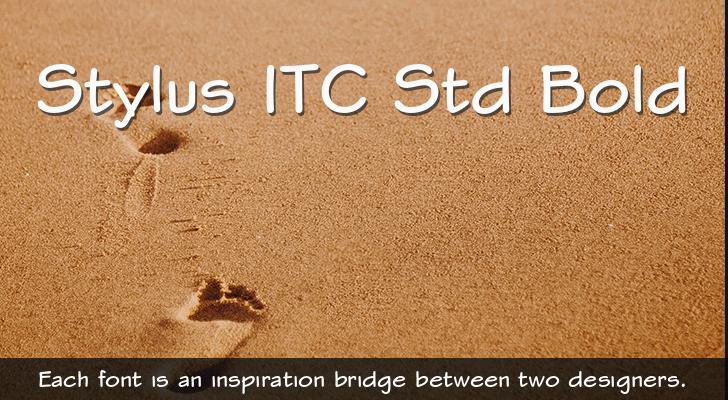 Stylus ITC Bold Font preview