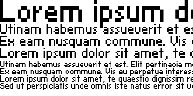 FFF Urban Extended Font preview
