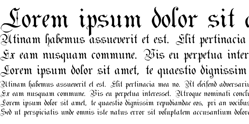 Magdeburg Font preview
