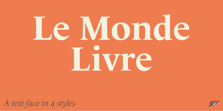Le Monde Livre SC Bold Italic Font preview