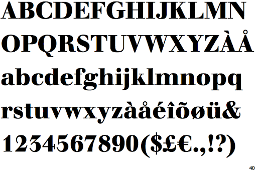 Walbaum Book Bold Italic Expert Font preview