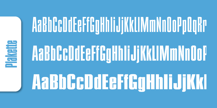 Plakette Serial Heavy Font preview