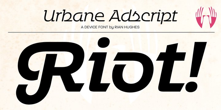 Urbane Adscript Medium Italic Font preview