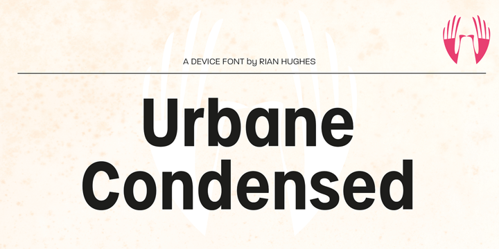 Urbane Condensed Heavy Font preview
