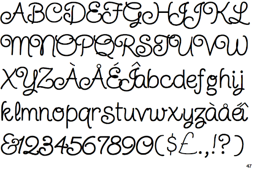Twinkle Star Font preview