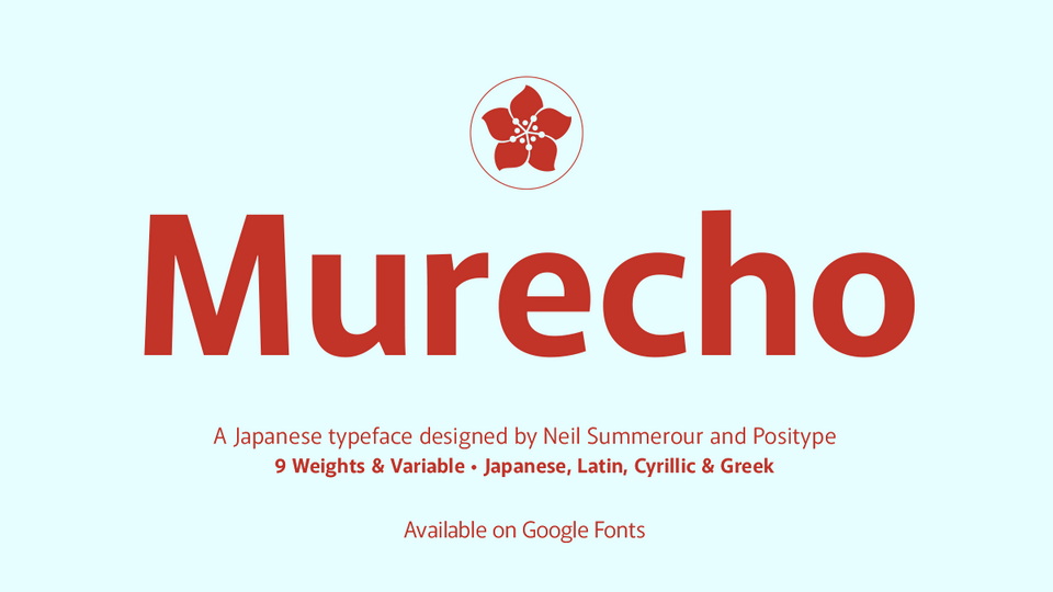 Murecho Font preview