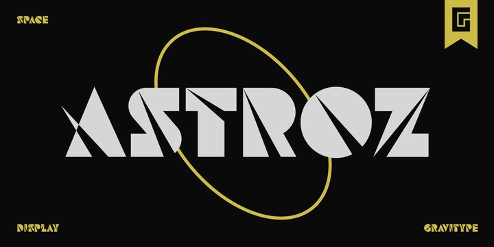 Astroz Font preview