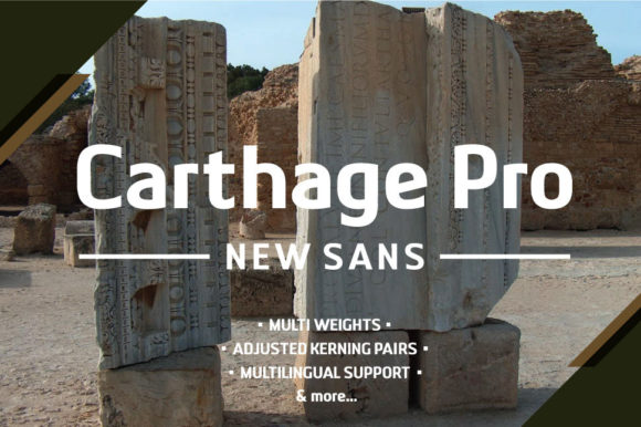 Carthage Font preview
