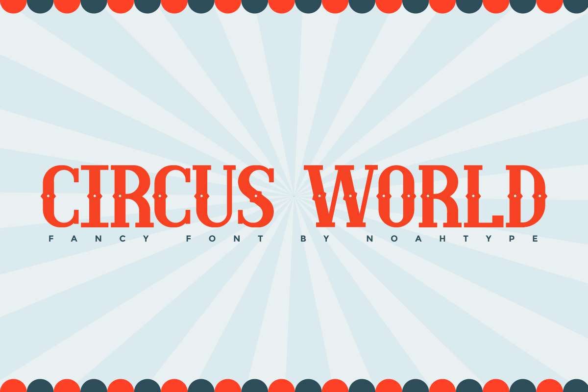 Circus World Font preview