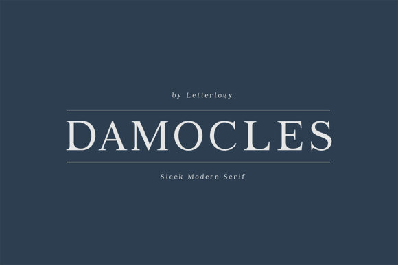 Damocles Font preview