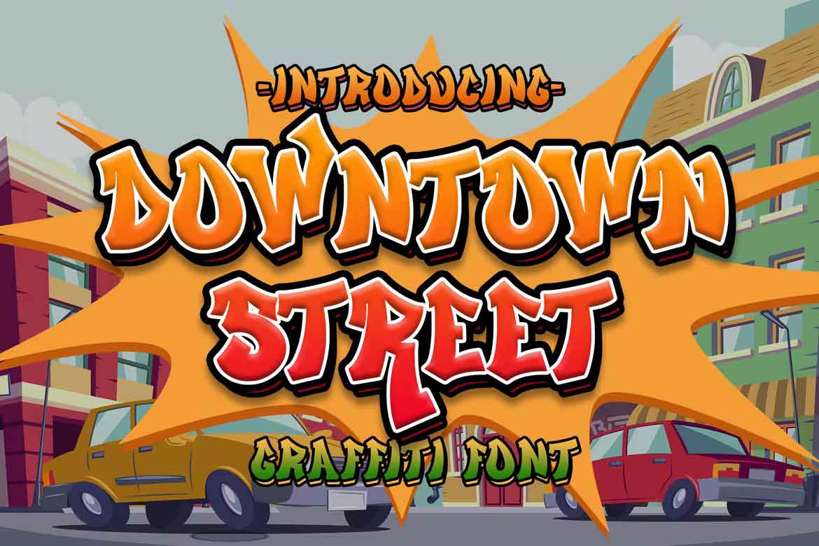 Downtown Street Font preview