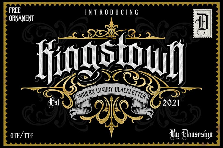 Kingstown Regular Font preview