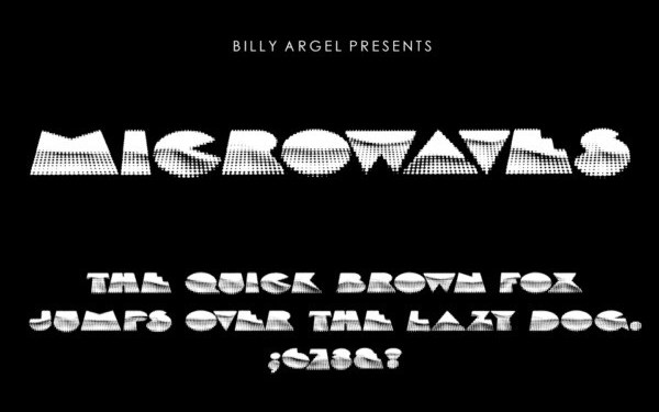 Microwaves Font preview