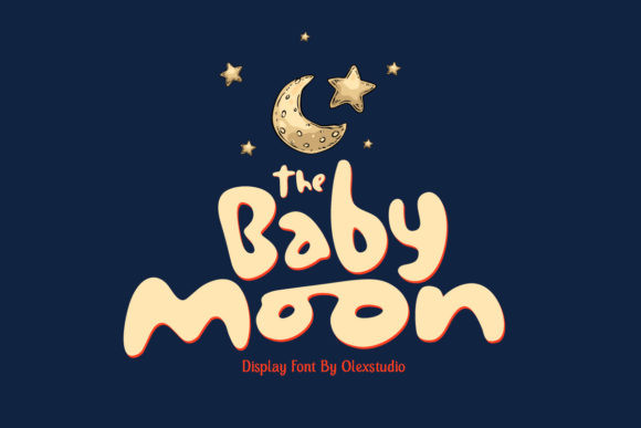 The Baby Moon Regular Font preview
