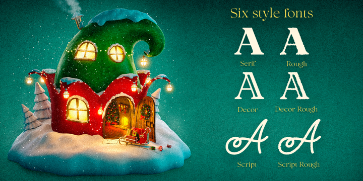 Legend Of Christmas Serif Font preview