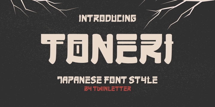 Toneri Font preview
