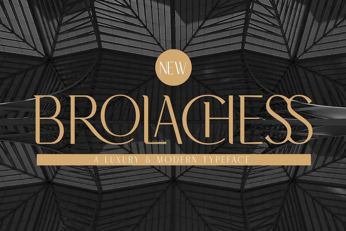 Brolachess Font preview
