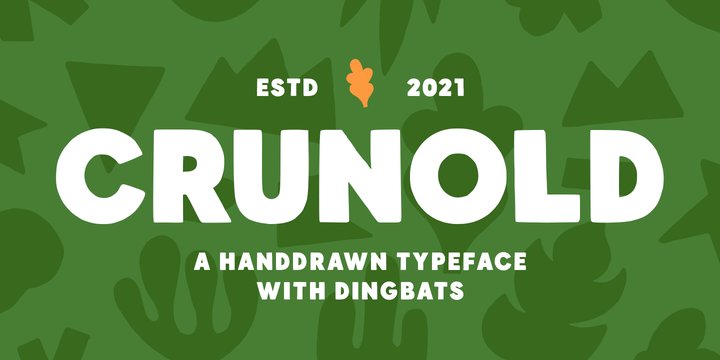 Crunold Font preview