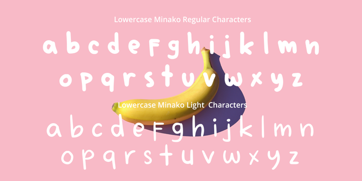 Minako Regular Font preview