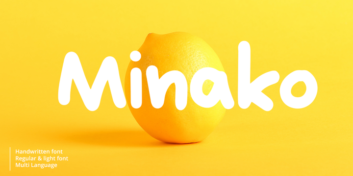 Minako Font preview