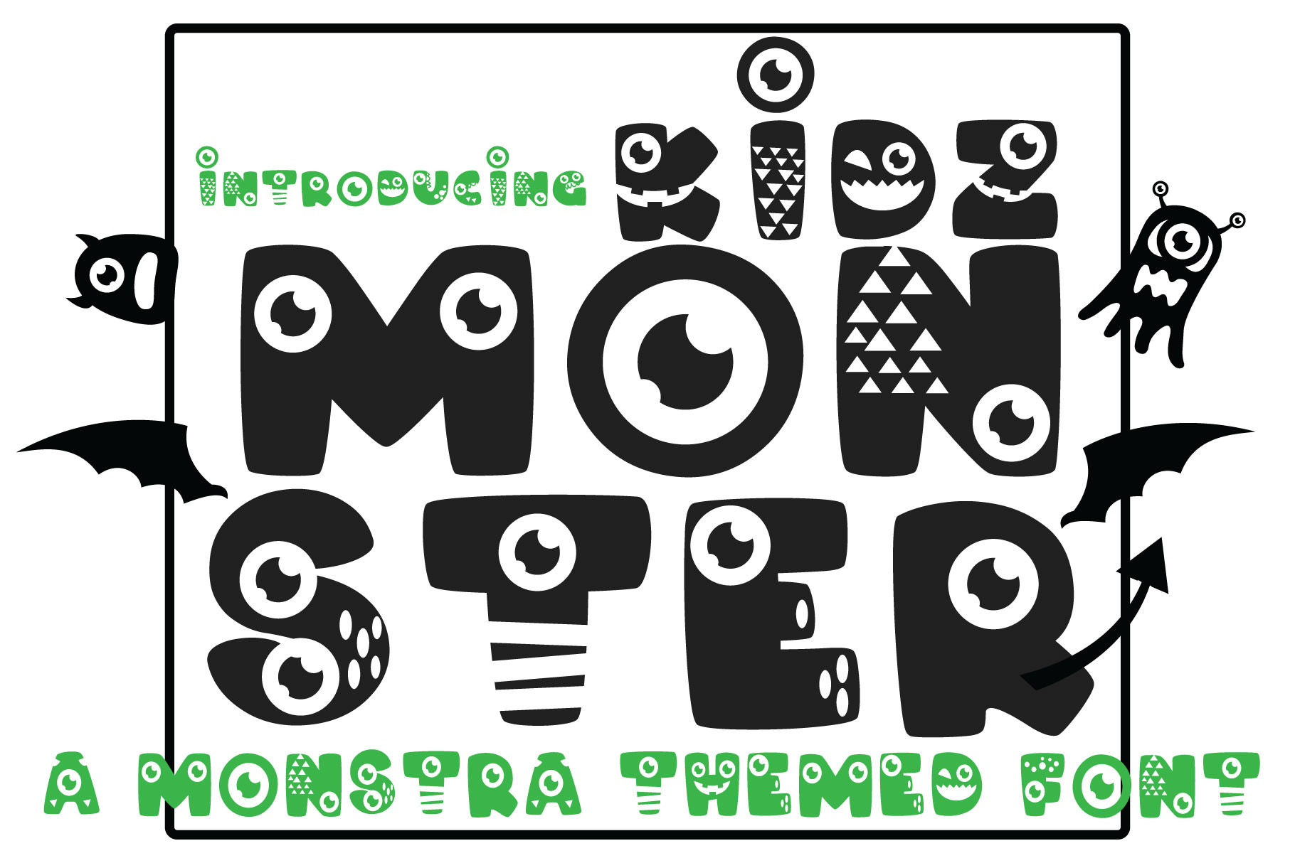 Monster Kids Font preview