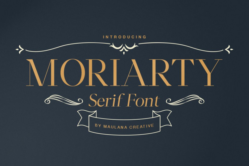 Moriarty Font preview